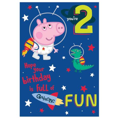2 Today Peppa Pig Birthday Card £1.89